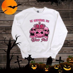 In October We Wear Pink Sweatshirt